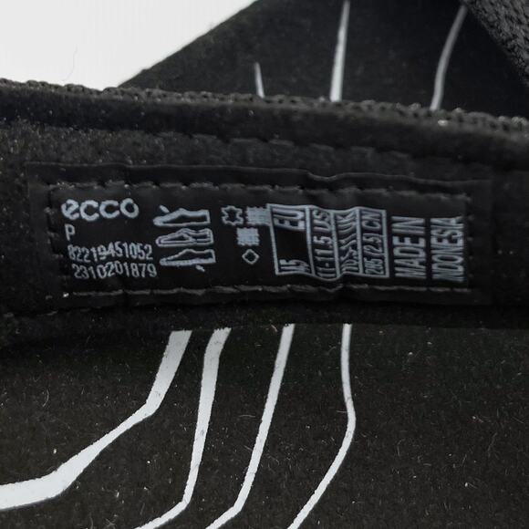 Ecco Men\'s Yucatan Coast Sandal US 11-11.5 EU 45 Black Leather Casual Sporty NIB main image 7